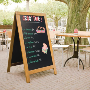 Pastaigu celiņa zīmols Teck 1200 x 680 mm - Securit - Fourniresto