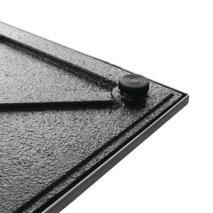 Galds ar kvadrātveida tērauda kājām 720 x 430 mm - Bolero - Fourniresto