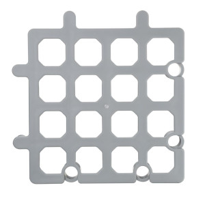 Pelēks režģis 335 x 335 mm - 2 gabali - Vogue - Fourniresto