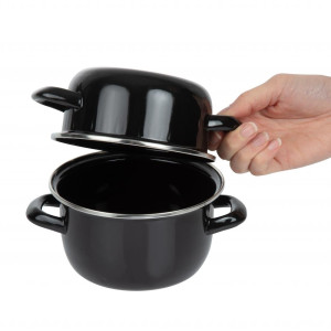 Aproci ar emalju pārklāta vāka 0,5 kg Ø 140 mm - Olympia - Fourniresto