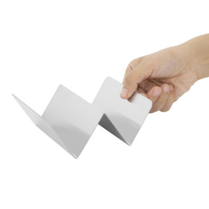 Atbalsts diviem taco taciņiem no nerūsējošā tērauda - Olympia - Fourniresto