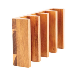 Sandviču izkārtnis no akācijas 40 x 150 mm - Olympia - Fourniresto