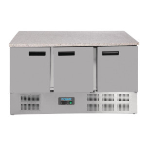 Pozitīva ledusskapis ar marmora darba virsmu 368 L - Polar - Fourniresto