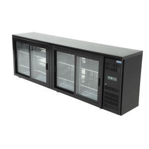 Aizmugurējā bāra 2 slīdošās durvis 698 L - Polar - Fourniresto