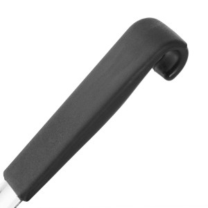 Kalpošanas karote ar melnu rokturi no nerūsējošā tērauda 340 mm - Vogue - Fourniresto