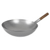 Wok ar puslodes pamatu no tērauda Londonwok Ø 38 cm - FourniResto - Fourniresto