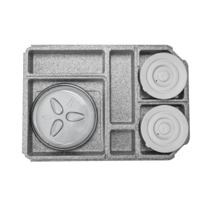 Platīta Tablotherm EPP ar traukiem - Cambro - Fourniresto