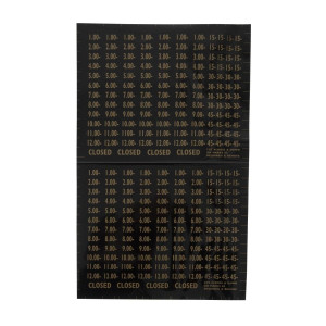 Darba laika saraksts - FourniResto - Fourniresto