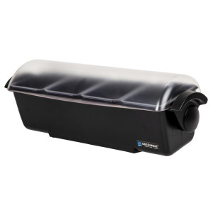 4 nodalījumu plastmasas kupola kaste - FourniResto - Fourniresto