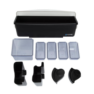 Plastmasas kuple ar 5 nodalījumiem - FourniResto - Fourniresto