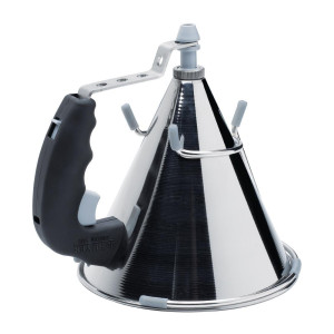 Miniatūrainais nerūsējošā tērauda šļūtenis ar automātisko pistoni 800 ml - De Buyer - Fourniresto