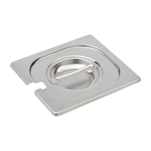 Nerūsējošā tērauda vāciņš ar iegriezumu GN 1/6 - Gastro M - Fourniresto