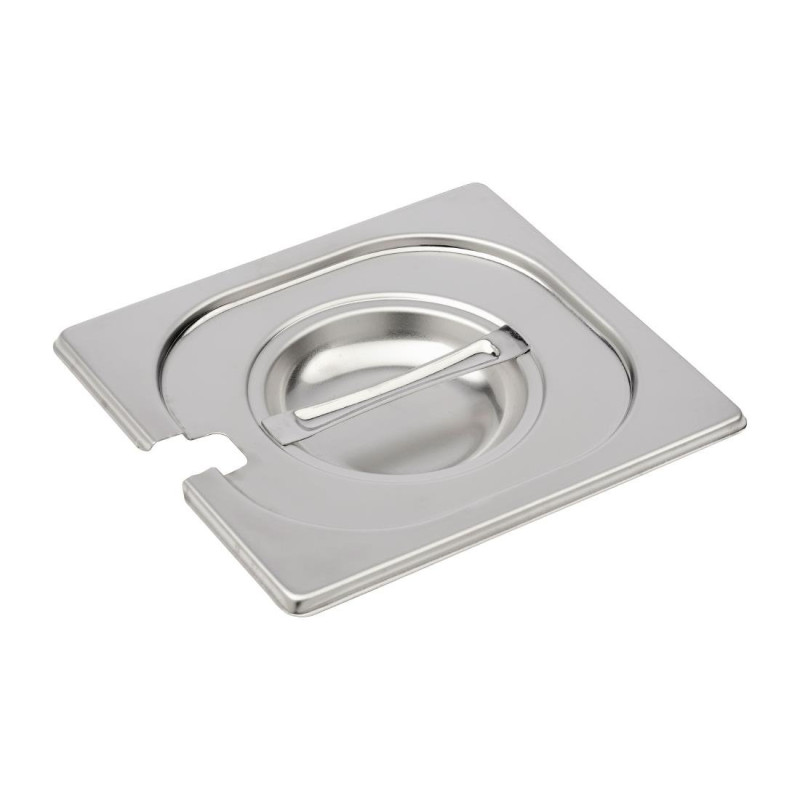 Nerūsējošā tērauda vāciņš ar iegriezumu GN 1/6 - Gastro M - Fourniresto