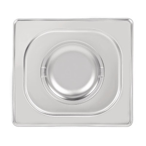 Nerūsējošā tērauda vāciņš - GN 1/6 - Vogue - Fourniresto