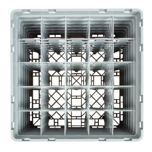 Stiklu skapis ar 25 nodalījumiem Camrack Beige - G 500 x P 500 mm - Cambro