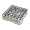 Stiklu skapis ar 36 nodalījumiem Camrack Beige- Garums 500 x Platums 500 mm- Cambro