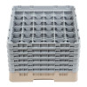 Glass Rack 36 Compartments Camrack Beige 500 x 500 mm - Cambro