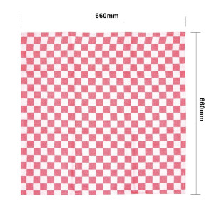 Virtuves dvielis sarkans - Vogue - Fourniresto