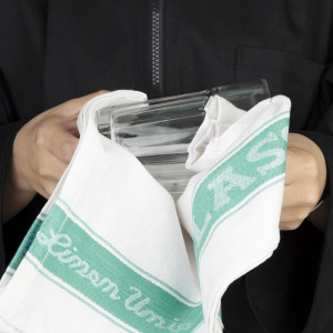 Linu auduma dvielis - zaļš - 76 x 51 cm - Vogue - Fourniresto