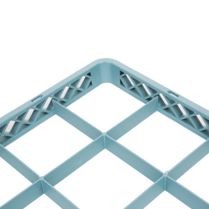 Stikla glāžu kastes pacēlumi 16 nodalījumiem - 500x500mm - Vogue