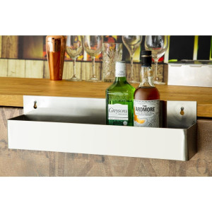 Pudeļu turētājs no nerūsējošā tērauda - 560 mm - Olympia - Fourniresto