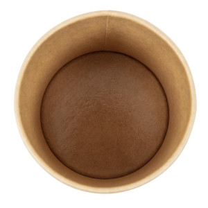 Krafta mikroviļņu iepakojumiem piemēroti atkārtoti pārstrādājami zupas trauki 350 ml - 500 gabali - Colpac