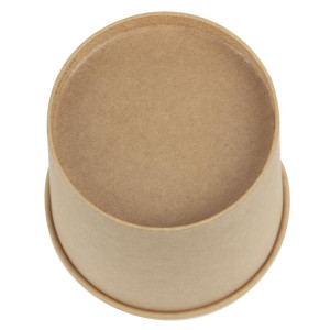 Krafta mikroviļņu iepakojumiem piemērotas atkārtoti pārstrādājamas zupas bļodas - 450 ml - 500 gabalu komplekts - Colpac