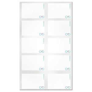 Tukšas atkārtoti izmantojamas etiķetes - 50 gabalu komplekts - FourniResto