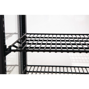 Pozitīvā ledusskapis melns sērijas C - 68 L - Polar - Fourniresto