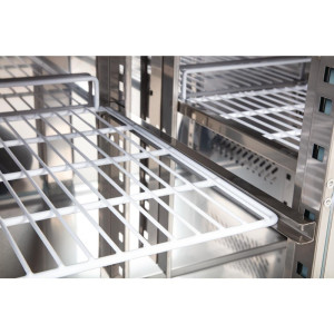 Refrigerētais galds ar 2 durvīm, U sērija - 228 L - Polar - Fourniresto