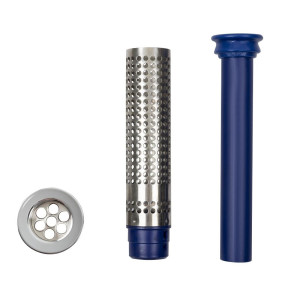 Bonde 70mm un Pārplūdes caurule ar filtru 250 mm iegremdējamai izlietnei - FourniResto