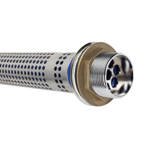 70 mm plūsma un pārplūdes caurule ar filtru 300 mm iegremdēšanai - FourniResto