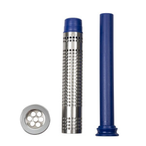 70 mm plūsma un pārplūdes caurule ar filtru 300 mm iegremdēšanai - FourniResto