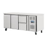 Refrigerētais galds ar 2 durvīm un 2 nodalījumiem sērijā U - 417L - Polar - Fourniresto