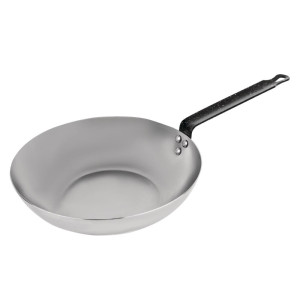 Wok no tērauda 28 cm - Vogue - Fourniresto