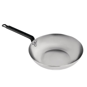 Wok no tērauda 28 cm - Vogue - Fourniresto