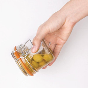 Konservu burkas 200 ml - 6 gabalu komplekts - Vogue - Fourniresto