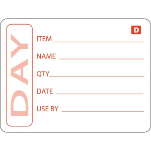 Šķīstošas pārtikas etiķetes - 250 gabalu rullis - Vogue