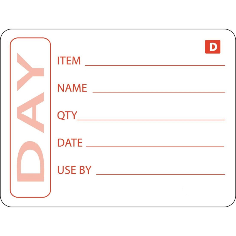 Šķīstošas pārtikas etiķetes - 250 gabalu rullis - Vogue