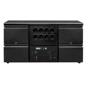 Aizmugurējā bāra sērijas U 4 kastes un vīna atsvaidzinātājs 8 pudelēm - 380L - Polar