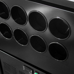 Aizmugurējā bāra sērijas U 4 kastes un vīna atsvaidzinātājs 8 pudelēm - 380L - Polar