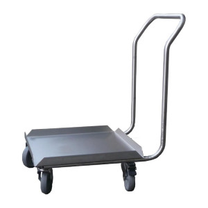 Nerūsējošā tērauda pamats trauku mazgājamās mašīnas kastēm ar rokturi 500 x 500 mm - Gastro M