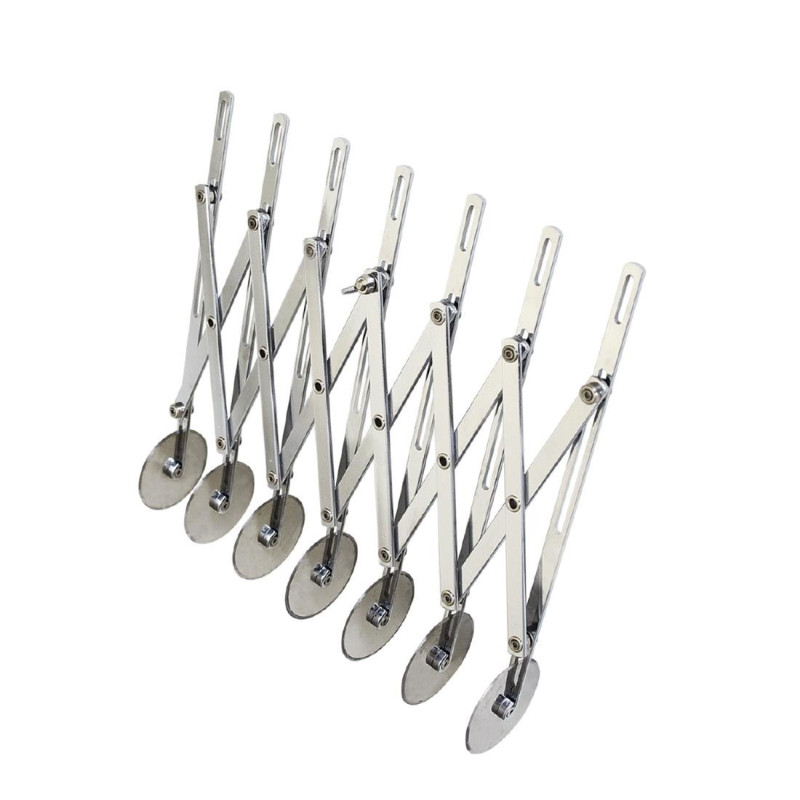 Izstiepjams daudzslāņu rullītis ar 7 riteņiem - Schneider - Fourniresto