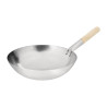Wok Konisks - 35,6 cm - Vogue - Fourniresto