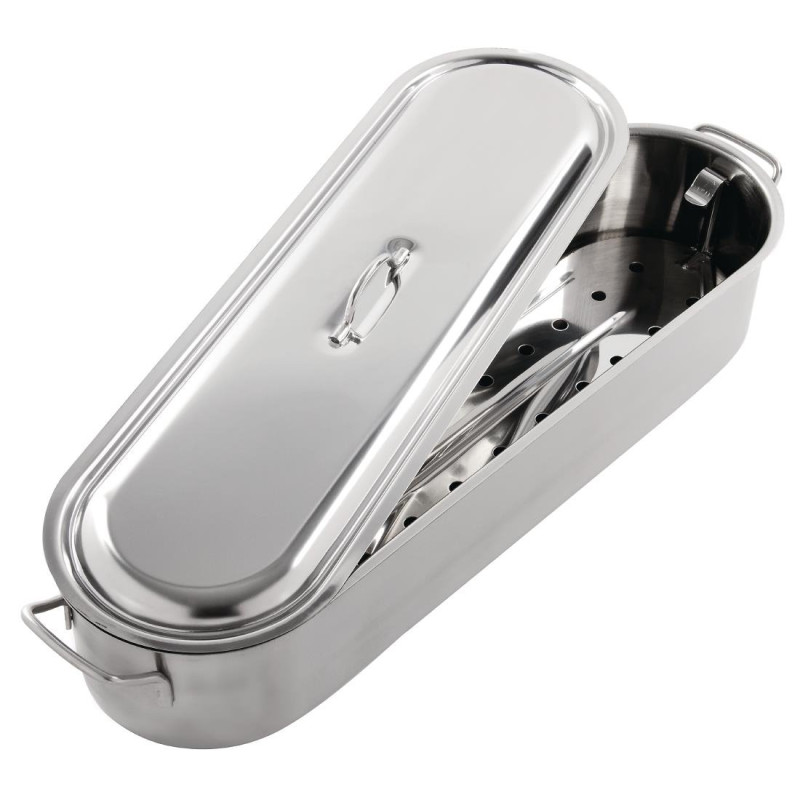 Zivju tirdzniecības iekārta no nerūsējošā tērauda - garums 500 mm - Kitchen Craft