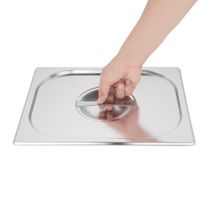 Nerūsējošā tērauda vāciņš - GN 1/2 - Vogue - Fourniresto