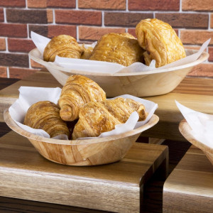 Ovālā formāta liela koka grozs - Olympia - Fourniresto