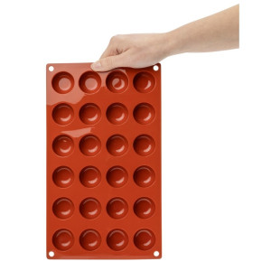 24 Pomponu formas silikonā Formaflex - Pavoni