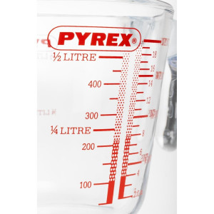 Mērīšanas glāze ar mērījumiem 500 ml - Pyrex - Fourniresto