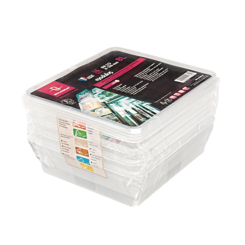 Uzglabāšanas kaste GN2/3 Modulus intensīvai lietošanai 8L - 4 gabali - Bourgeat - Fourniresto